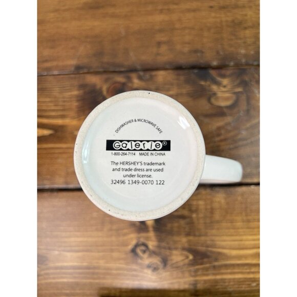 HERSHEY'S CHOCOLATE Ceramic Tall 16 oz Coffee Mug by Galerie 6" Tall - Picture 6 of 9